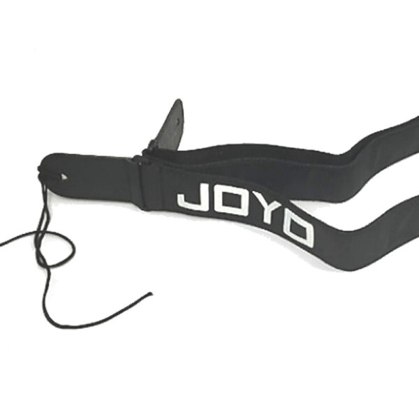Joyo JS-01 Strap Acoustic Electric Adjustable Black Bass Guitar Strap w/ White Logo - Image 3