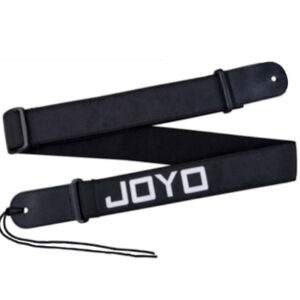 Joyo JS-01 Strap Acoustic Electric Adjustable Black Bass Guitar Strap w/ White Logo