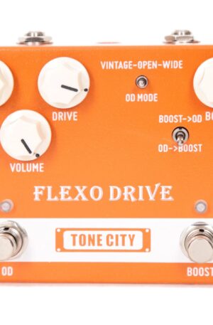 Tone City Flexo Drive Overdrive/Boost TC-T36 Guitar Effect Pedal True Bypass.