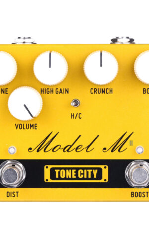 Tone City Model M II Distortion Marshall Style TC-T32 Pedal True Bypass Upgraded
