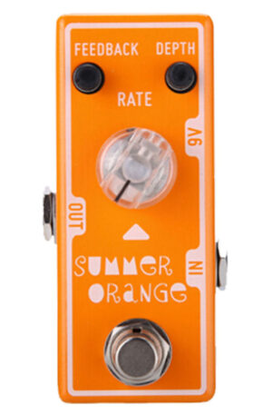 Tone City Summer Orange Phase TC-T12 EffEct Pedal (Maxon 909 Style) True Bypass