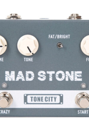Tone City Mad Stone TC-T37 Classic Germanium Diode Fuzz Guitar Effect Pedal with an Octave-Up
