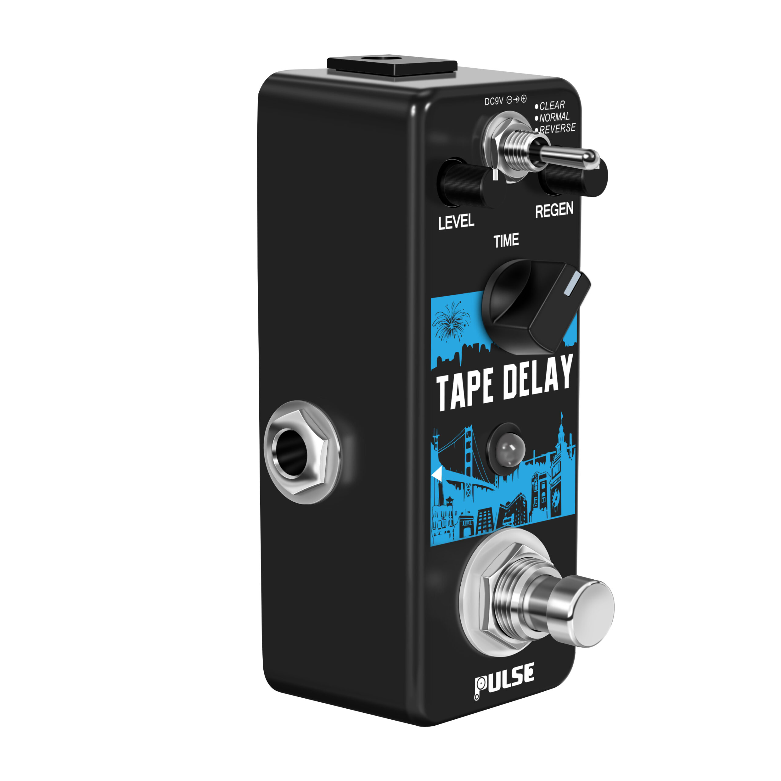 Pulse Technology Tape Delay PT-89 Mini Digital Guitar Delay Effect Pedal - Image 5