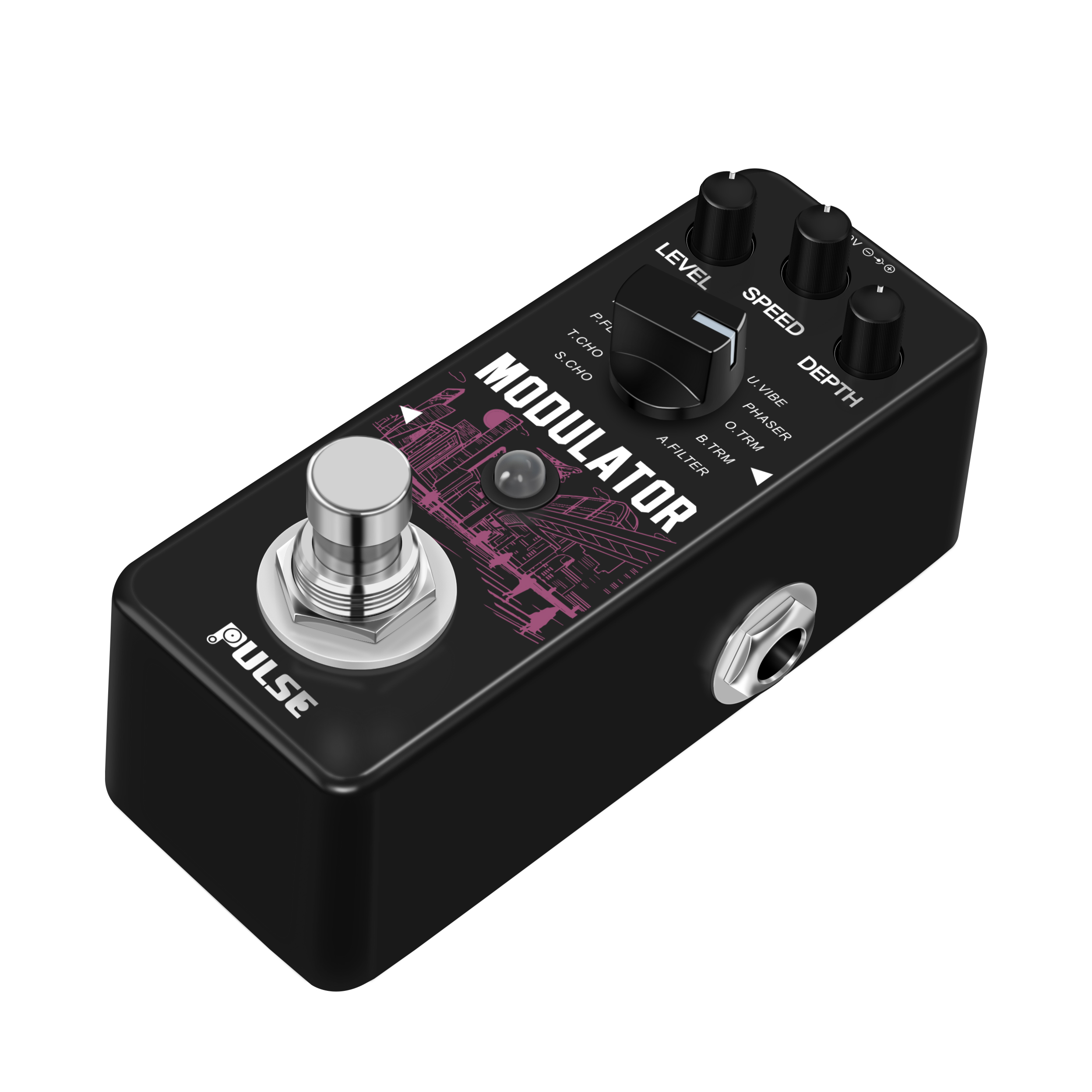 Pulse Technology Modulator 11 Kinds Of Classic Modulation Effects in One Mini Pedal - Image 2