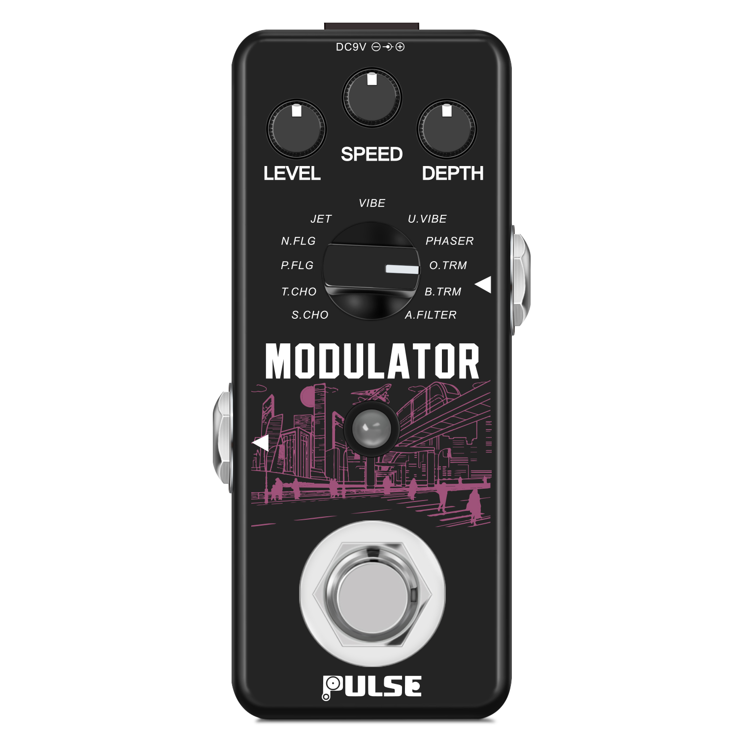 Pulse Technology Modulator 11 Kinds Of Classic Modulation Effects in One Mini Pedal