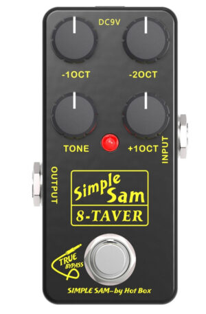 Simple Sam 8-Taver Octaver Guitar Effect Pedal True Bypass Astounding Tone