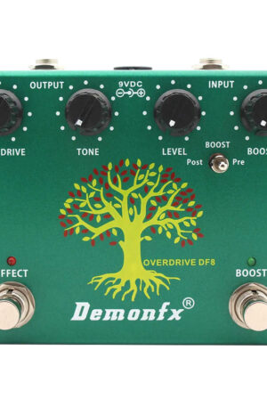 Demonfx DF8 Overdrive Guitar Effect Pedal Overdrive Boost Tube Scream Overdrive