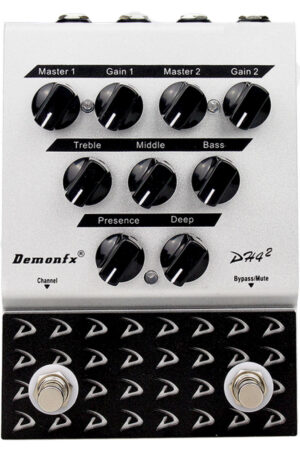 Demonfx DH4-2 Preamp and Overdrive Dual Channel with Deep and Presence Control