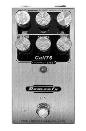 Demonfx CALL76 Compact Bass Compressor Effect Pedal