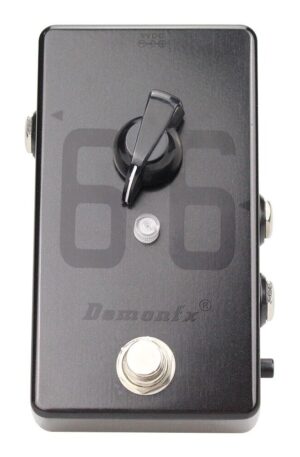 Demonfx 66 Boost Pedal w/ Channel Switch latch Guitar Effect Pedal