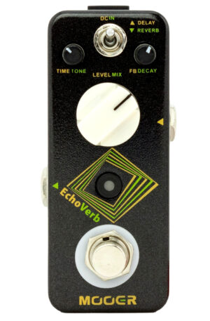 Mooer EchoVerb Digital Delay and Reverb Guitar Effects Pedal True Bypass