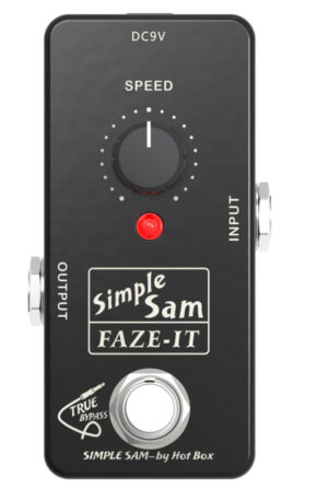 Simple Sam Faze-It Phase Guitar Effect Pedal True Bypass Astounding Tone