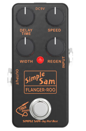 Simple Sam Flanger-Roo Flanger Guitar Effect Pedal True Bypass Astounding Tone