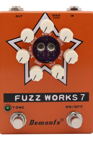 Demonfx Fuzz Works 7 Guitar Bass Effect Pedal Fuzz
