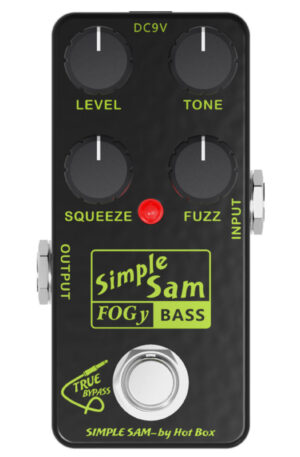 Simple Sam FOGy Bass Guitar Effect Pedal True Bypass Astounding Tone