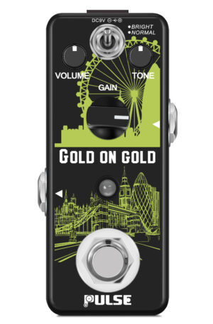 Pulse Technology Gold on Gold Marshall Plexi Guitar Tone Effect Pedal
