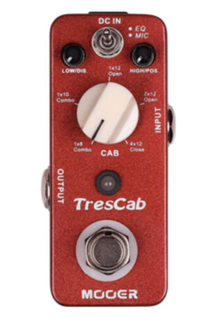 Mooer TresCab Cab Simulated Micro Guitar Effects Pedal