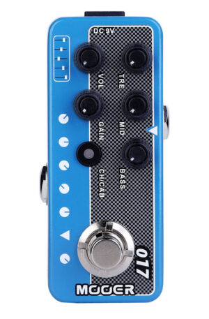 Mooer Cali-MK IV 017 Based on Mesa Boogie MK IV ® Digital Micro Preamp Guitar Effects Pedal