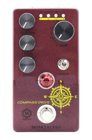 Mosky Audio Compass Drive Overdrive 4 Mode Tonal Response w/Voice Toggle Switch