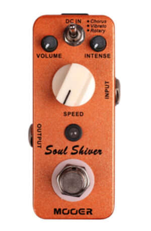 Mooer Soul Shiver Multi Modulation Chorus, Vibrato, Rotary Guitar Effects Pedal
