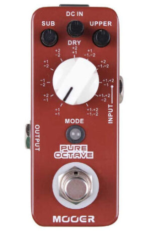 Mooer Pure Octave Octaver Micro Guitar Effects Pedal