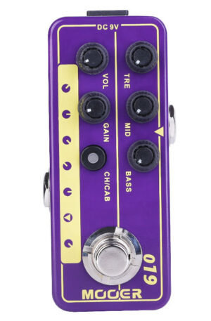 Mooer UK Gold PLX 019 Based on Plexi Digital Micro Preamp Guitar Effects Pedal