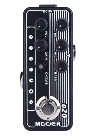 Mooer BLUENO 020 Based on hand-built, 36W Class A Amp Micro Preamp Guitar Effects Pedal