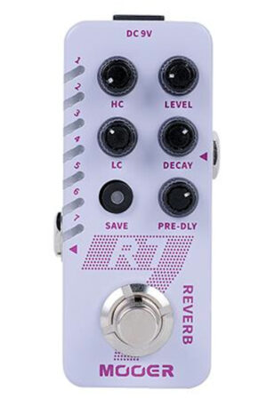 Mooer R7 Reverb Compact Effect Pedal with 7 Types of Reverb