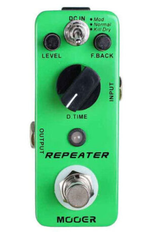 Mooer Repeater Digital Delay Micro Guitar Effects Pedal 25 to 1000ms True Bypass