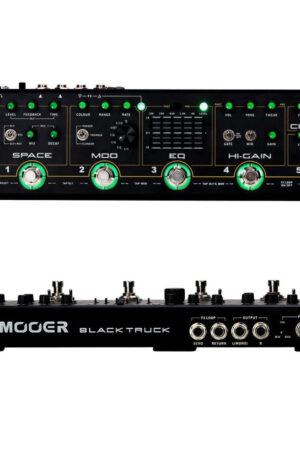 Mooer Black Truck 6 effects pedals in 1 Guitar Effects Pedal w Carry Case