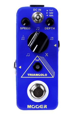 Mooer Triangolo Tremolo with Three Wave Shapes + Tap Tempo Guitar FX Pedal