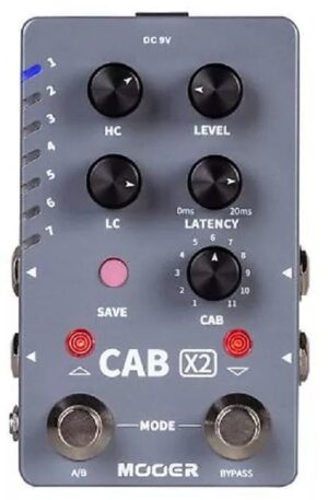 Mooer Cab X2 Effects Pedal + Power Supply