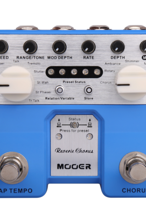 MOOER Reverie Chorus Guitar Effect Pedal 5 Chorus Modes 8 Enhanced Effects