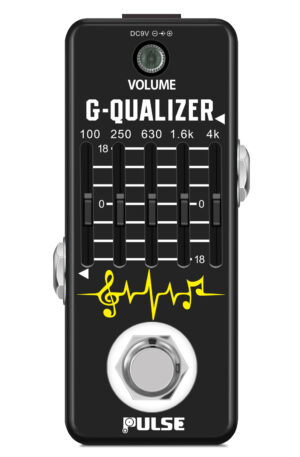 Pulse Technology G-Qualizer PT-17A Mini Guitar 5-Band Graphic Equalizer EQ Pedal