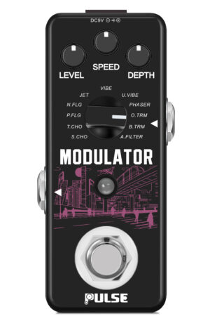 Pulse Technology Modulator 11 Kinds Of Classic Modulation Effects in One Mini Pedal
