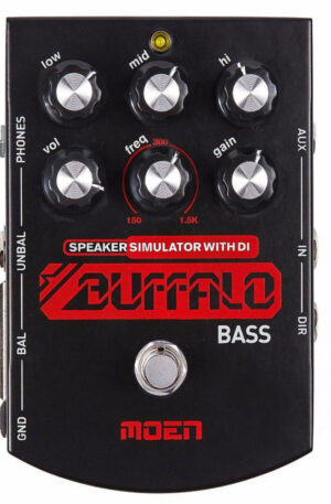 MOEN BS-BA 2 Buffalo BASS Guitar DI with Headphones Out + Parametric EQ