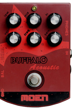MOEN AC-BA Buffalo Acoustic Guitar Preamp DI Pedal with 3 Band EQ
