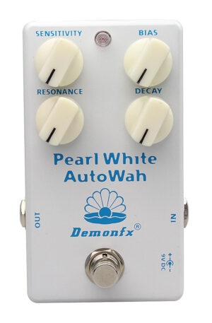 Demonfx Pearl White Auto Wah Guitar Effect Pedal