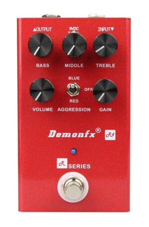 DemonFX Revelation 4 Distortion W/ Toggle Mode Option Guitar Effect Pedal