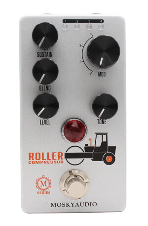 Mosky Roller Compressor Guitar Pedal,4 Modes Compress effect with Sustain/Blend/