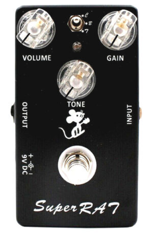 Mosky Super Rat Guitar Effect Pedal Hand-Made Three Mode Effects Classic Distortion