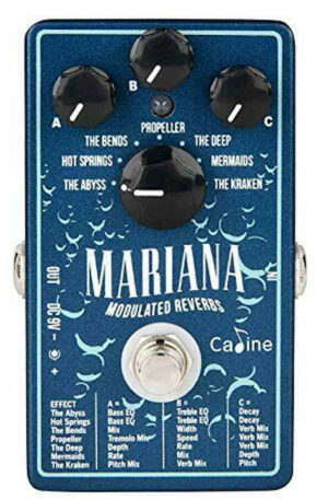 Caline CP-507 "MARIANA" Reverb Modulation Multi Effect Guitar Pedal
