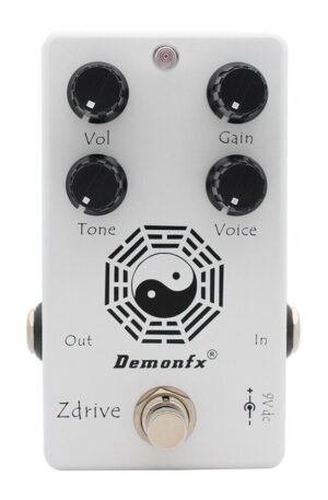 Demonfx Zdrive Overdrive Full punch and clarity Guitar Effect Pedal