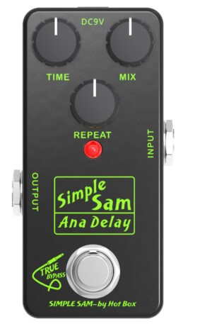 Simple Sam Ana Delay 500ms Pure Analog Guitar Effect Pedal True Bypass Astounding Tone