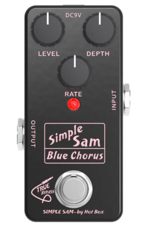 Simple Sam Blue Chorus Analog Guitar Effect Pedal True Bypass Astounding Tone