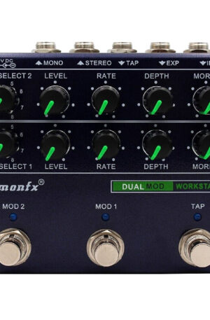 Demonfx DUAL MOD WORKSTATION Guitar Effect Pedal Numerous Options