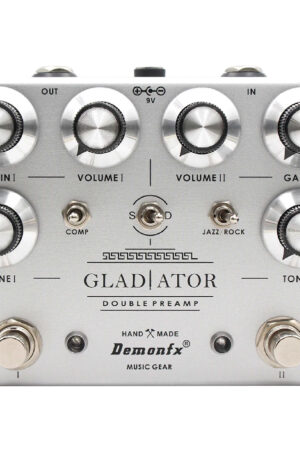 Demon FX GLADIATOR DOUBLE PRE-AMP Guitar Effect Pedal