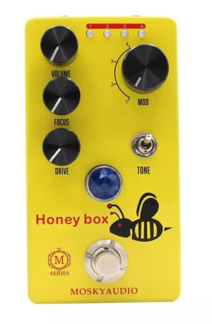 Mosky HONEY BOX Overdrive w/Mod Option and Voice Toggle Guitar Effect Pedal