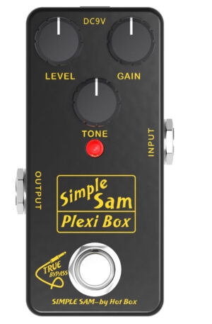 Simple Sam Plexi Box Analog BRIT Distortion Guitar Effect Pedal True Bypass Astounding Tone
