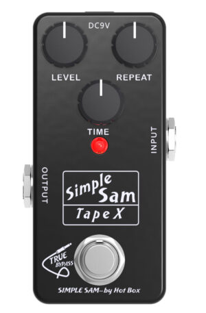 Simple Sam Tape X Analog+Digital Guitar Effect Pedal True Bypass Astounding Tone